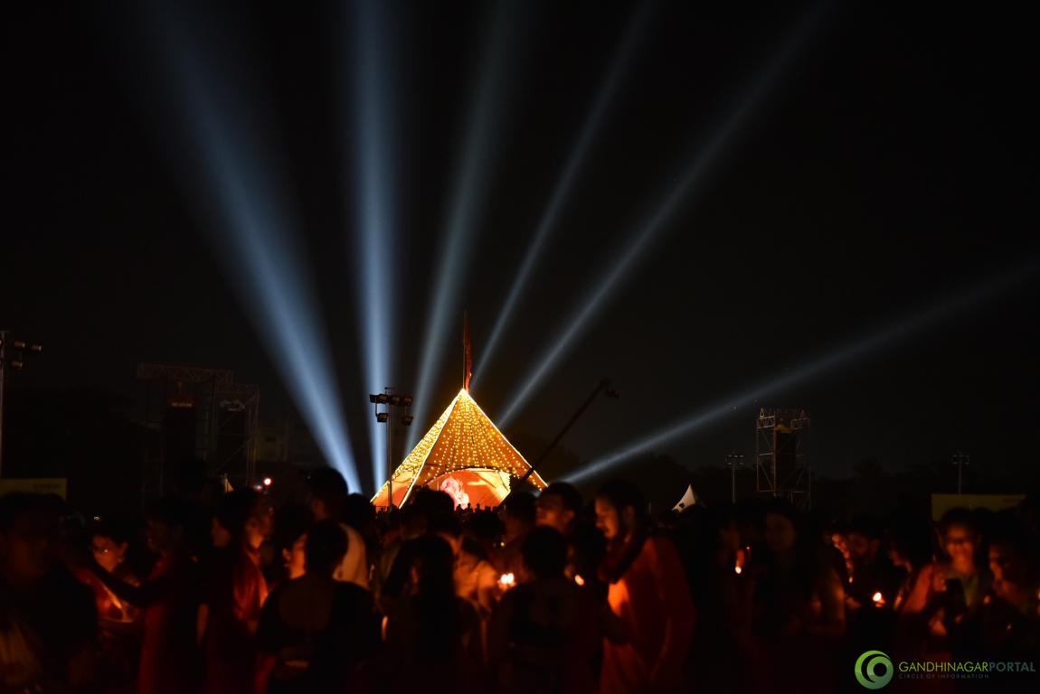 live gandhinagar garba navli navratri 2020 cultural forum