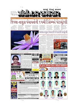 19 November 2013 Gandhinagar Samachar Page1