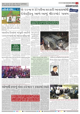 Gandhinagar Daily Daily News Paper